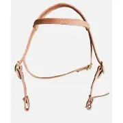 New 1" wide Herman Oak Western Horse Browband Headstall