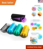 Monthly Pill Organizer 2 Times A Day,XL One Month 28 Day Pill Box AM PM,Daily...