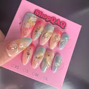 Mystic Garden - Handcrafted Press-On Nails – Inspired by Da Yu Hai Tang