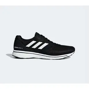Adidas ADIZERO ADIOS 4 男款黑色運動慢跑鞋-NO.B37312