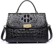 [GIGBIRD] Genuine Leather Tote Bag for Women Stylish Flap Top Handle Satchel Purse Lady Daily Casual Work Crossbody Shoulder Bag