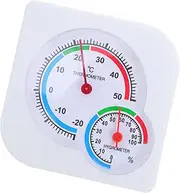 ERINGOGO Thermometer Outdoor Temperature Gauge House Temperature Monitor Room Temperature Monitor Temperature Humidity Meter Indoor Thermostat Hygrometer Indoor Plastic White
