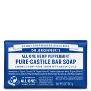 Dr. Bronner's Pure Castile Bar Soap - Peppermint 140g