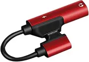 USB C Headphone Adapter - USB C Headphone Converter, Earphone Jack Adapter USB C | 2-in-1 USB Type C to Hi-Res 3.5mm AUX Audio, Type C to Headphones Audio Adapter Compatible with Most USB C Devices