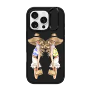 iPhone 16 Pro Impact Ring Stand Case MagSafe Compatible Blonde Besties Fashion Illustration Case BFF