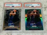 2 Card Lot - 2019 Prizm ROOKIE Base & Green Prizm #252 JARRETT CULVER PSA 9 RC