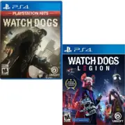 Watch Dogs Playstation Hits + Legion PS4 Brand New Game Bundle (2020)