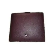 Montblanc Sartorial Wallet 6cc . New With Tags . Burgundy