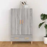NNEVL Highboard Grey Sonoma 70x31x115 cm Engineered Wood