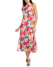 Donna Ricco Midi Dress