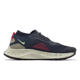 【NIKE 耐吉】越野跑鞋 Pegasus Trail 3 GTX 深藍 桃紅 男鞋 防水 戶外(DC8793-401)