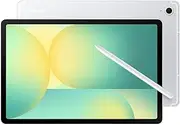 [Samsung] Galaxy Tab S10 FE w/S-Pen (128GB, 8GB, WiFi) 10.9” 90Hz Full HD Android Tablet, Octa-core (4nm), 4K Camera, IP68 Water Resistant SM-X520 (Silver)