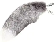 Multi-function Real Fox Tail Fur Anal Plug Sexy Adult Toy Fashion Butt Stainless Steel Cosplay