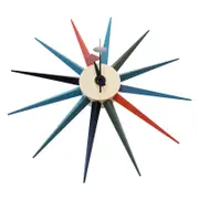 SK Designer Living | Replica George Nelson Sunburst Clock | Multicoloured