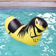 Pool Pony Inflatable Pool Floats Swimming Toy for Watersports and Fun - Active Float for Pool Basketball, Volleyball, Swim Races, Rideable Floaty Designed for Individuals Weighing 125 lbs or Less