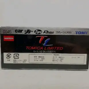 TOMICA LIMITED TL 0045 NISSAN SKYLINE SILHOUETTE 日產 廠車 賽車