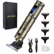 Professional Gold Cordless Rechargeable Precision T Blade Hair Trimmer, DSM-079