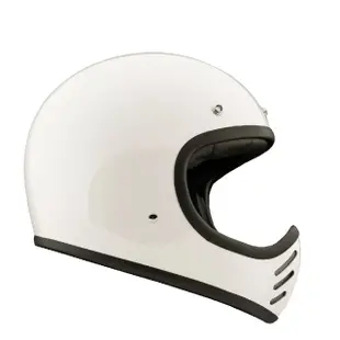 【Chief Helmet】Athena 素色-米白 全罩式 安全帽(ABS 山車帽 復古帽 復古安全帽 復古帽 全罩式復古帽)