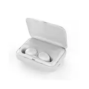 Tws Bluetooth Earphones V5.0 Wireless Headphone Hifi Earbuds Stereo Bass Headset With Mic White
