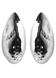 Alexis Bittar Puffy Teardrop Drop Earrings - Silver ONE SIZE
