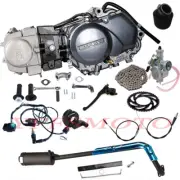 Lifan 125cc Kick Start Engine Motor Carburetor Full Kits 4 Gear for Z50 CRF50 XR