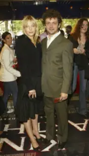 Michael Sheen and girlfriend Anastasia Griffith arrive at the Eur- 2004 Photo