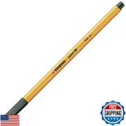 STABILO Point 88 Fineliner Pen, 0.4 mm - Olive Green Ink (88/63)