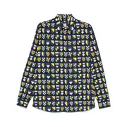[Fendi] Fendi Cotton Shirt L BLUE