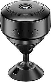 Filvczt Wireless Security Camera, Motion Detection Camera, Home Alarm Cam, With Remote App Control, Motion Detection And Night Vision, 10.5x8.6x3.6cm, Black, For Home, Bedroom, Living Room