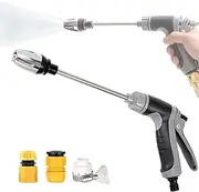 Power High-Pressure Cleaner,High Pressure Cleaner with Accessories,Pressure Washer Turbo Washer for Garden Hose,Gutter, Patio, Car, Pet, Window