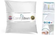 20x20 Decorative Throw Pillow Insert, Down and Feathers Fill, 100% Cotton