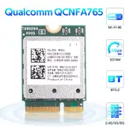 Qualcomm QCNFA765 WiFi 6E M.2 NGFF Tri-Band 5374Mbps Laptops WiFi Bluetooth Card