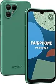 Fairphone 4 5G Sustainable Smartphone (8GB RAM | 256GB, 6.3 Inch Full HD+, Qualcomm Snapdragon 750G, Dual SIM), Android, Green