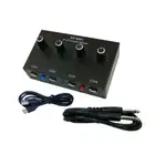 Portable 4 Channel Stereo Mixer Sound Mixing Consoles for Stage Studio Mixer