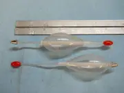 2 NEW PLASTIC CASTING SLIP BOBBERS/FLOATS HIGH WIND CONDITIONS BF-15