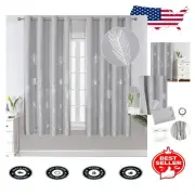 Sophisticated Light Grey Curtains 63"L - Block Sunlight with Elegance
