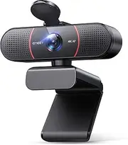 EMEET C960 4K Webcam for PC, 4K UHD Sony Sensor, PDAF Auto Focus, Dual AI Noise-Cancelling Mics, Auto Light Correction, 73° FOV, Plug&Play Webcam w/Privacy Cover, Works w/Zoom/Teams/Google Meet