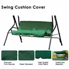 Swing Seat Cover Waterproof Replacement Garden Yard Chair Cushion 3 Seater