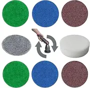TECFUN Electric Spin Scrubber Replacement Brush Heads for Cordless Spin Scrubber, 8 Pack Extra Brush Accessories Suitable for TECFUN S1 Pro & L1 Power Scrubber, Cleaning Brush for Tub,Tile,Floor