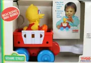 Tyco Sesame Street Rocking Big Bird Little Red Wagon Preschool Toy Vintage 1993