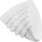 [YARNOW] 50pcs Cardboard Hat Inserts for Baseball Caps Lightweight Hat Liner Support for Adults Boy Girl Easy to Use Cap Brim Inserts Maintains Shape Structure White