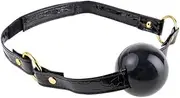 Fetish Fantasy Gold Ball Gag - Black