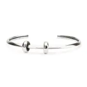 Heart Bangle with 2 x Silver Spacers