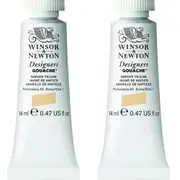 2x Winsor & Newton 14ml Designers' Gouache Watercolours Cerulean Blue S4