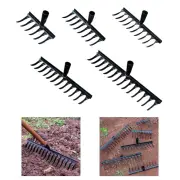 Garden Rake Head Thatch Rake for Loosening Soil Leveling Lawn Gathering Leaf
