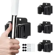 3PCS Broom and Mop Holder, Heavy Duty Garden Tool Organizer Rack Rake and Sho...