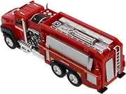 Milisten Educational Construction Playset Detailed Fire Engine Toy for Boys Toddler Truck Realistic Features