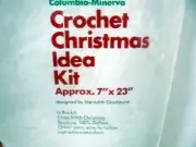 CROCHET CHRISTMAS IDEA KIT-PERSONALIZED STOCKING KIT BY MERIDETH GLADSTONE NEW