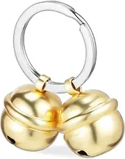 ibasenice 1Set Compact Pet Collar Bells Durable Copper Cat and Dog Accessories Easy to Attach Resistant Decorative and Practical for Pet Owners for Cats and Dogs