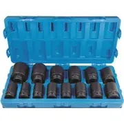 ACTION 1inch Metric Deep Socket Set - 14 Piece 605521401
